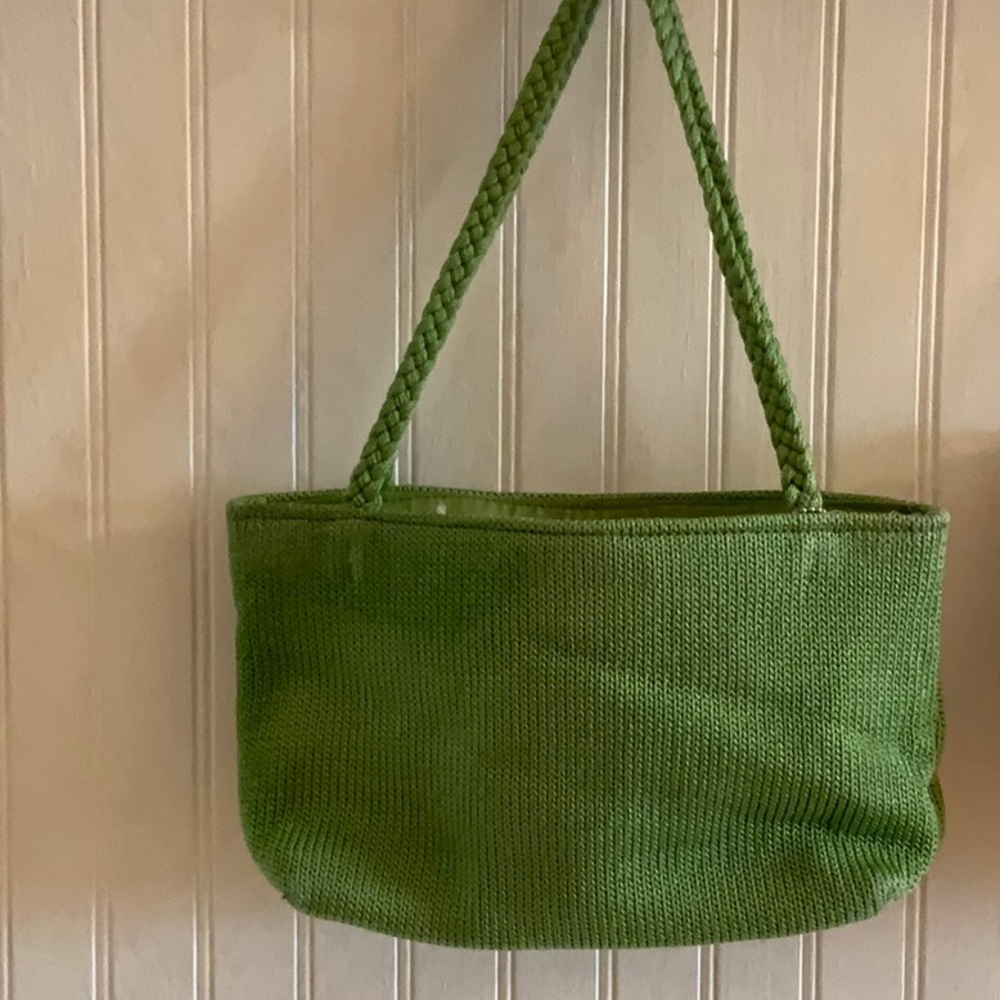 ❣️Green Lina Purse with Braided Straps❣️ - Picture 2 of 8